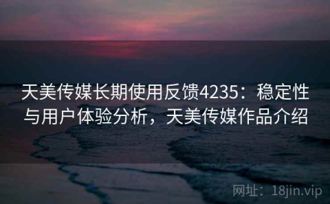 天美传媒长期使用反馈4235：稳定性与用户体验分析，天美传媒作品介绍