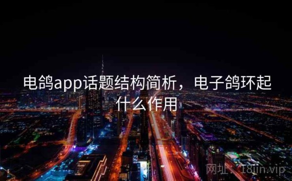 电鸽app话题结构简析，电子鸽环起什么作用