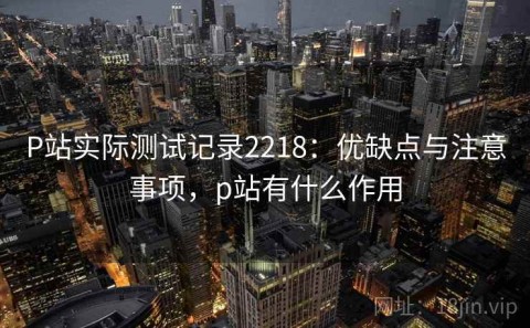 P站实际测试记录2218：优缺点与注意事项，p站有什么作用