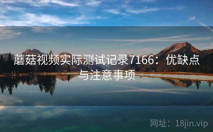 蘑菇视频实际测试记录7166：优缺点与注意事项