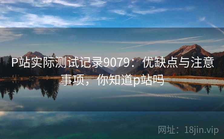 P站实际测试记录9079：优缺点与注意事项，你知道p站吗