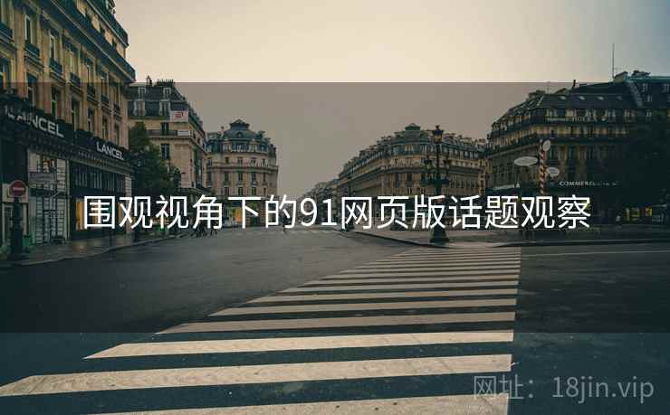 围观视角下的91网页版话题观察