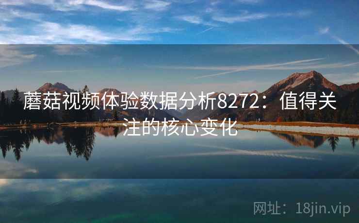 蘑菇视频体验数据分析8272：值得关注的核心变化