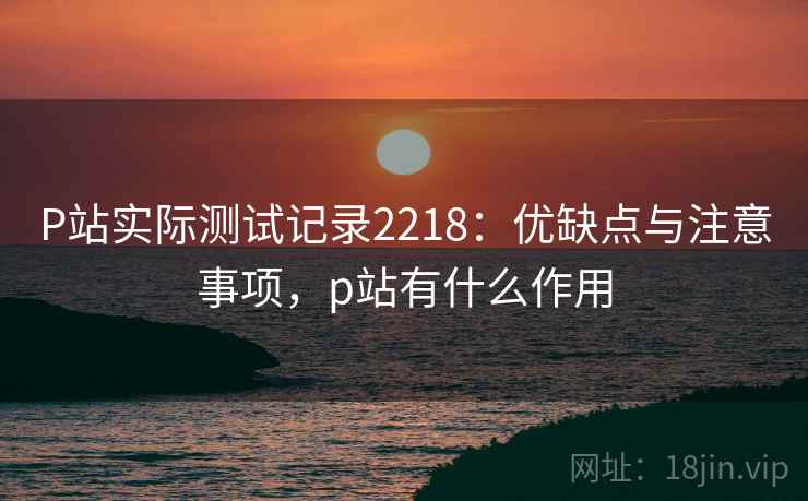 P站实际测试记录2218：优缺点与注意事项，p站有什么作用