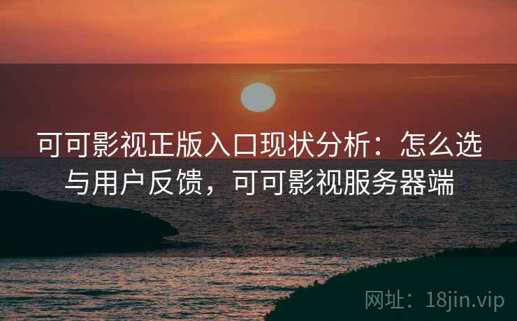 可可影视正版入口现状分析:怎么选与用户反馈,可可影视服务器端 可可影视正版入口现状分析:怎么选与用户反馈,可可影视服务器端